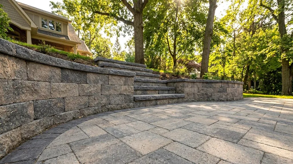 interlock patio in Burlington