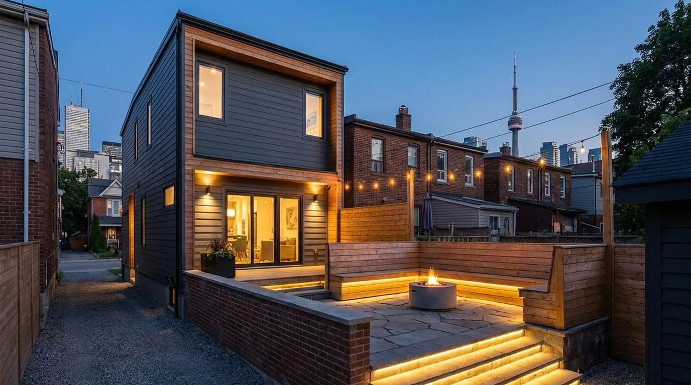 interlock patio in Downtown Toronto