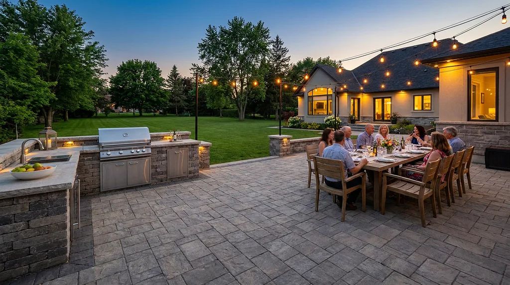 interlock patio in Stouffville