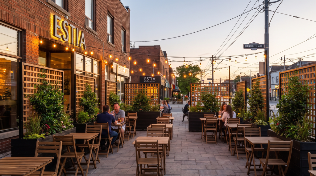 commercial patio construction in East York
