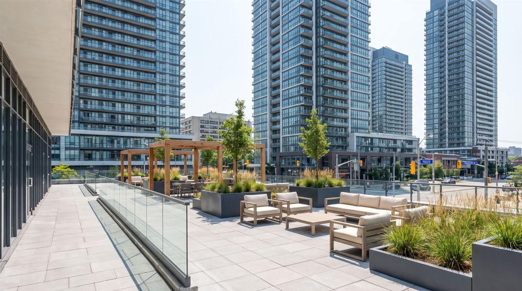 commercial patio construction in North York